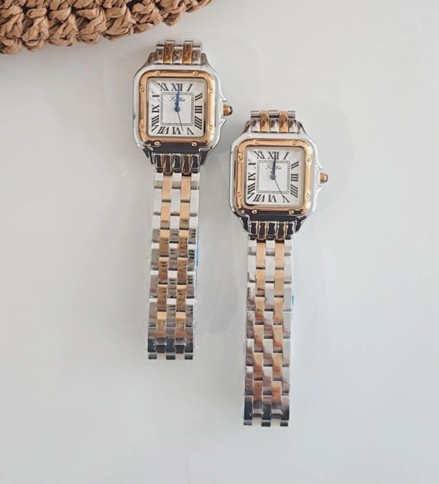 Velvet Lux Two Tone Watch