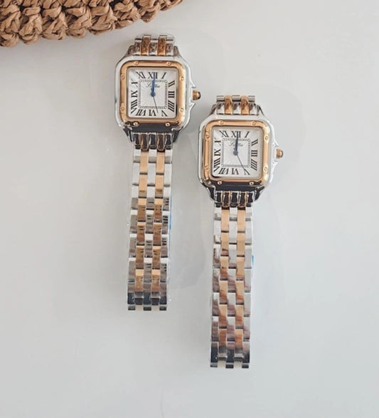 Velvet Lux Two Tone Watch