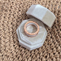 B V Rose Gold Ring