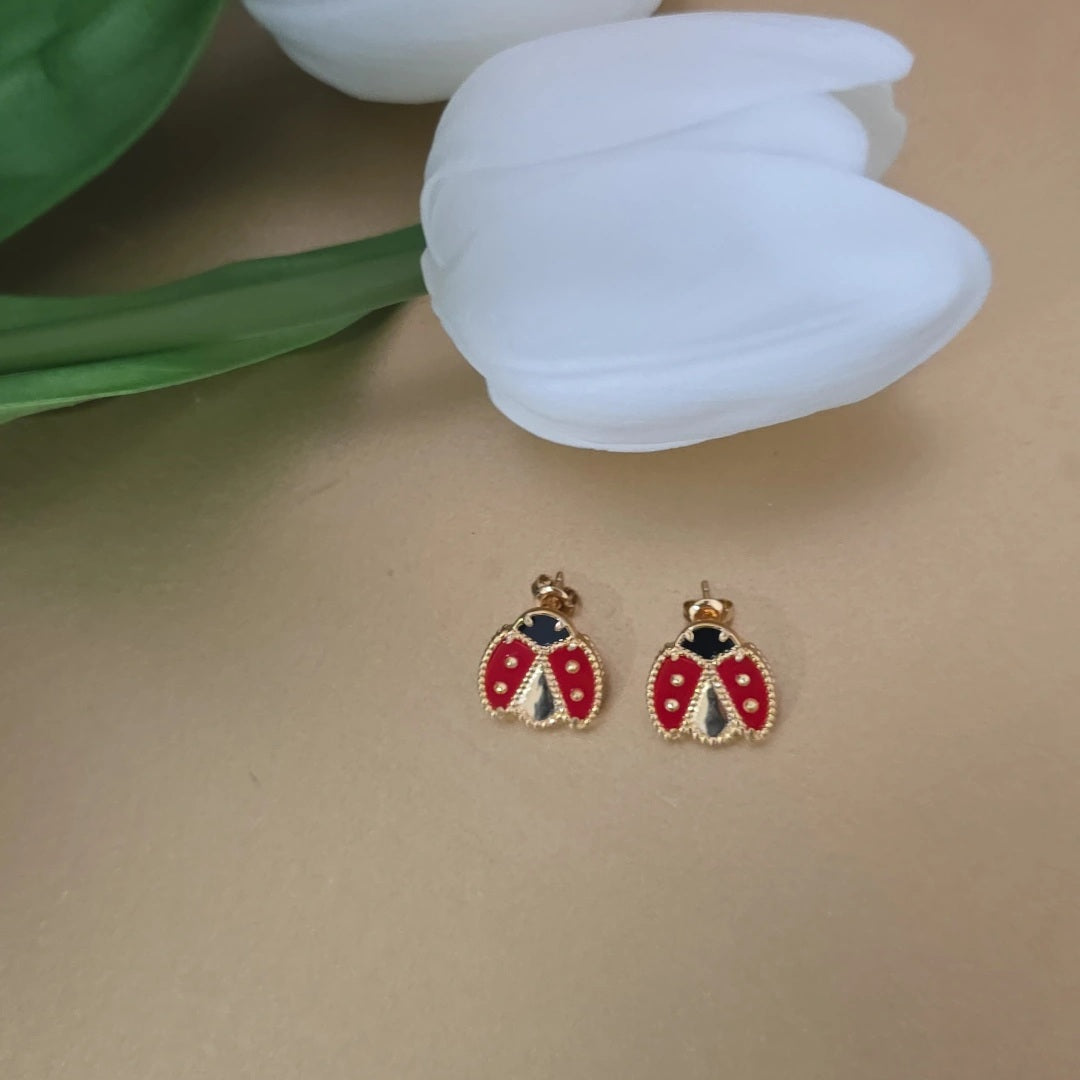 Lady Bug Earrings