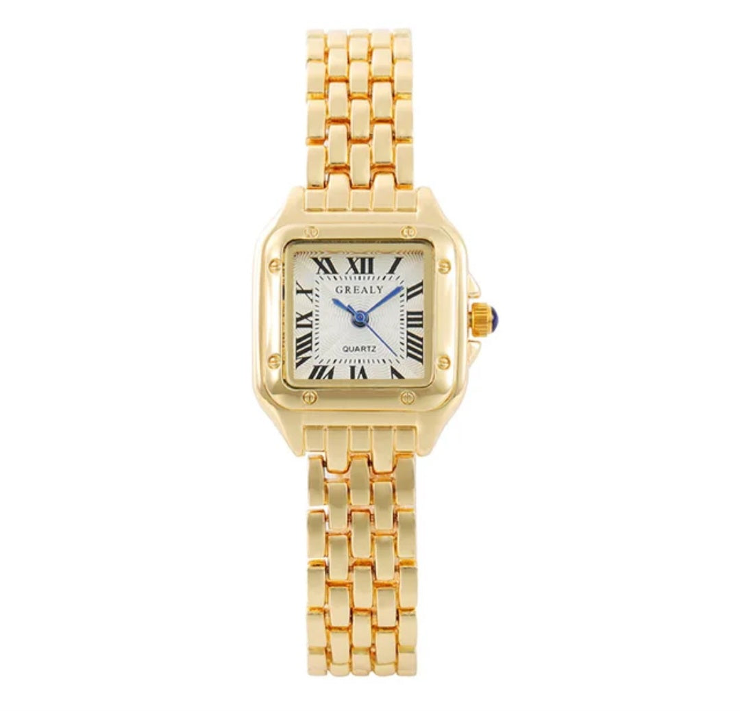 Velvet Lux Gold Watch