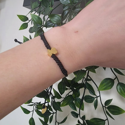 Black String Bear Bracelet