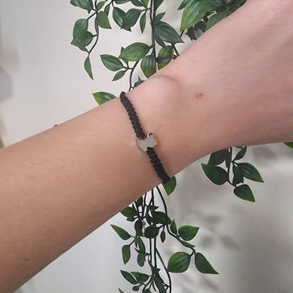 Black String Bear Bracelet