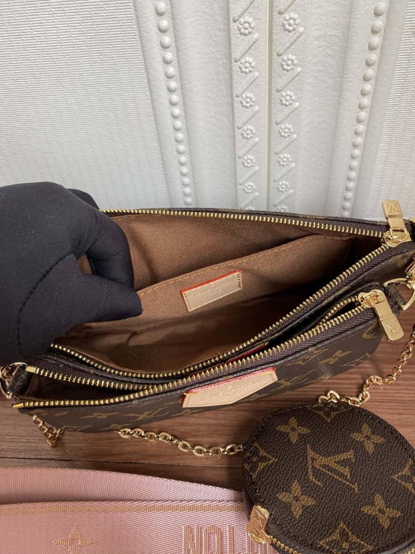 Louis Vuitton, Bags, Authentic Like New Louis Vuitton Multi Pochette  Accessories Army Green