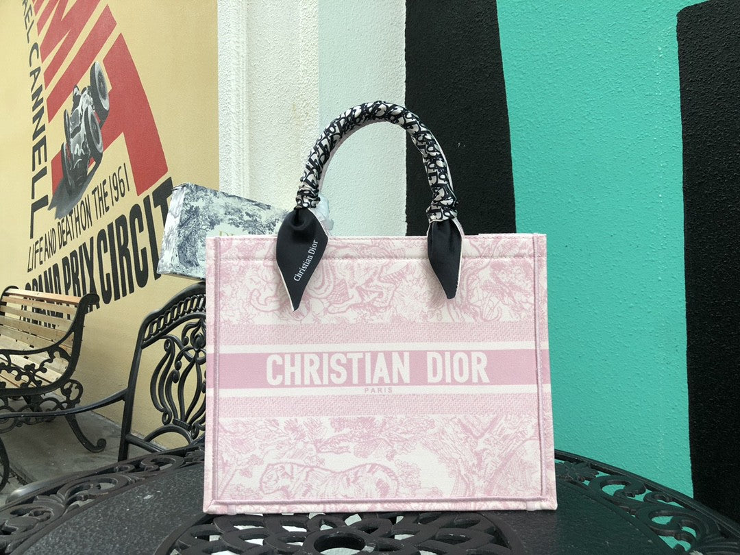 Christian Dior Pink Tote Bags