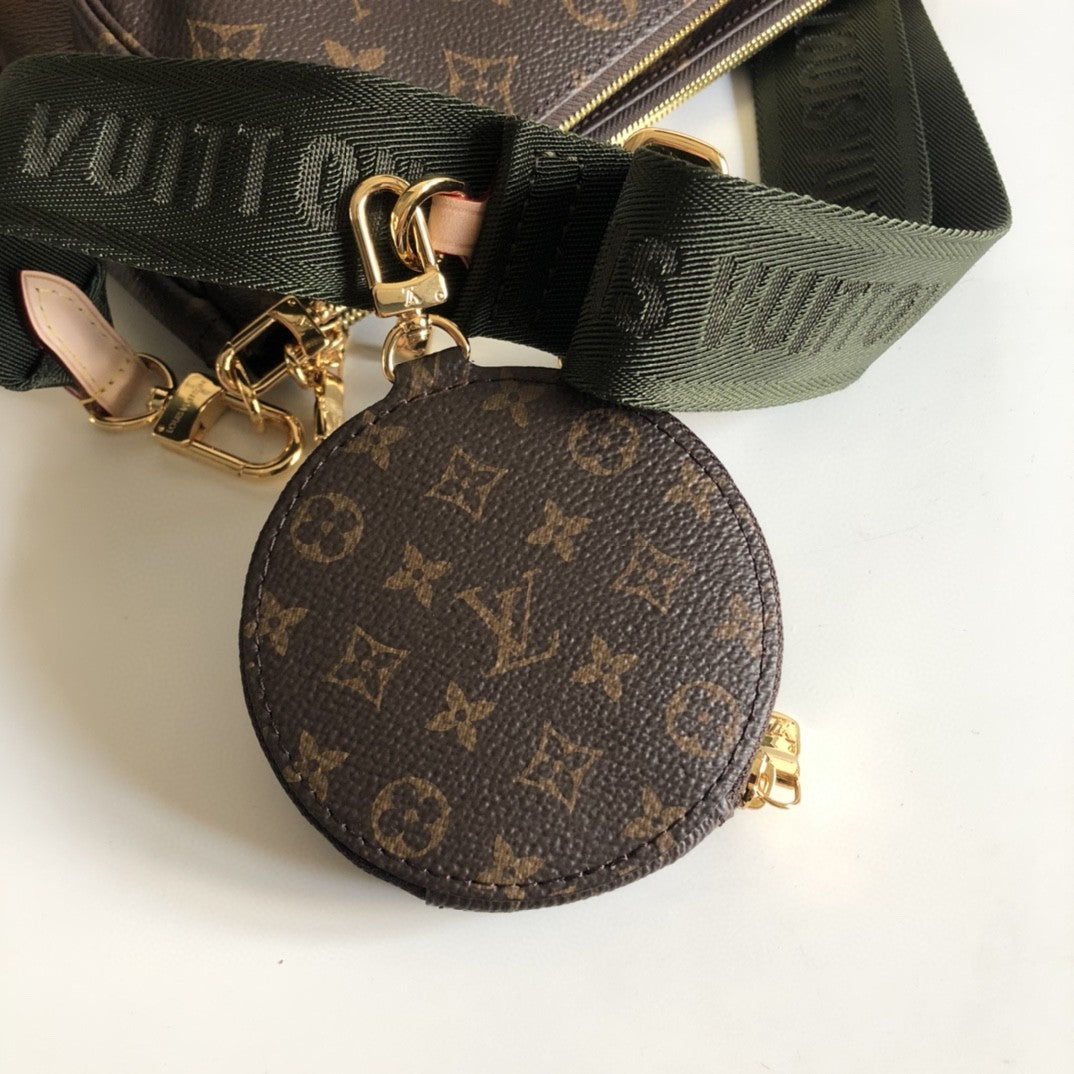 Authentic Louis Vuitton Gold D Ring 1” With Leather For Bag Strap  Replacement