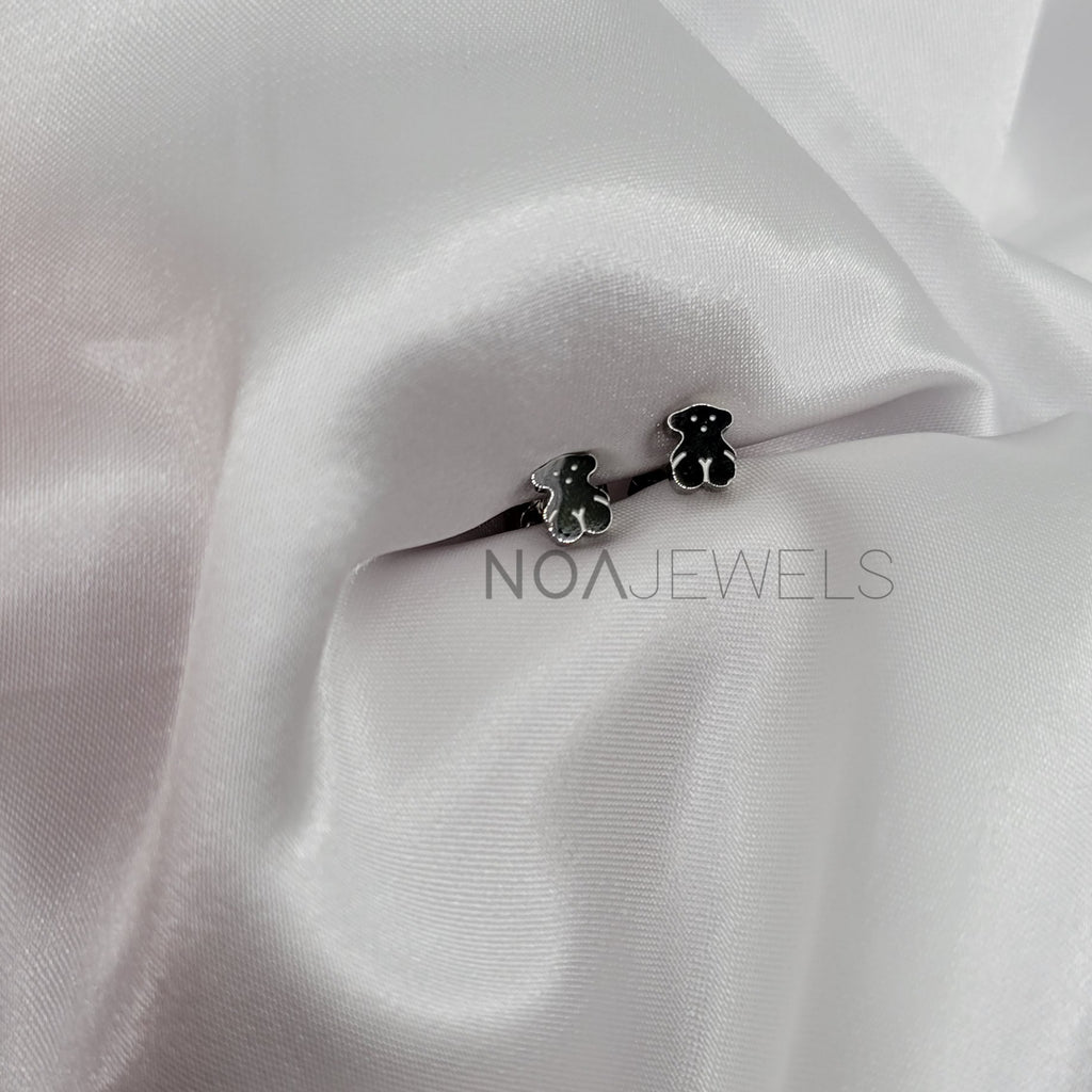 BEAR SILVER EARRINGS