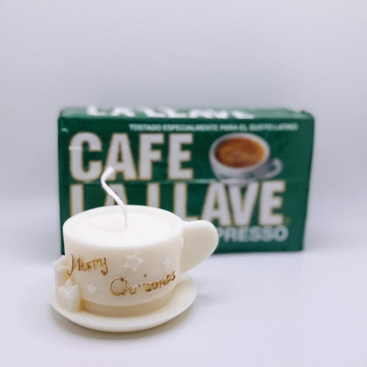 TACITA DE CAFE XMAS CANDLE